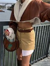 Load image into Gallery viewer, Zephora: Kunstpelzkragen-Herbstjacke
