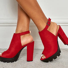 Load image into Gallery viewer, HeelHub - Plateausandalen mit dickem Absatz