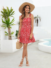Load image into Gallery viewer, TieBeach - Schulterfreies Strand-Minikleid