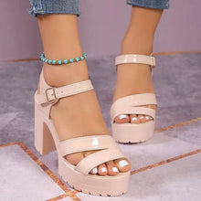 Load image into Gallery viewer, EveningElegance - Designer Chunky Heels