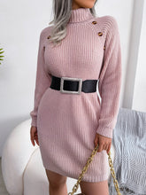 Load image into Gallery viewer, ButtonChic - Langärmeliges Kleid Style