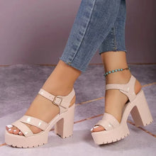 Load image into Gallery viewer, EveningElegance - Designer Chunky Heels