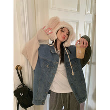 Load image into Gallery viewer, CozyAura - Streetwear Denim-Herbstjacken
