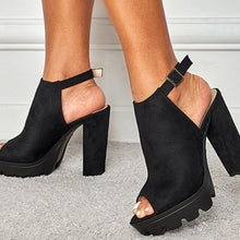 Load image into Gallery viewer, HeelHub - Plateausandalen mit dickem Absatz