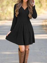 Load image into Gallery viewer, TrendyChic - Kleid aus Wolle für den Frühling