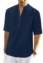Load image into Gallery viewer, Angelo - Linnen Comfortabele Casual Overhemden