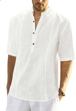 Load image into Gallery viewer, Angelo - Linnen Comfortabele Casual Overhemden