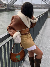 Load image into Gallery viewer, Zephora: Kunstpelzkragen-Herbstjacke