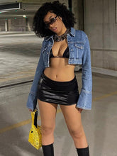 Load image into Gallery viewer, Novara: Lässige Denim Street Herbstjacke