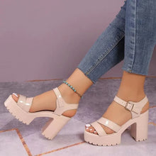 Load image into Gallery viewer, EveningElegance - Designer Chunky Heels