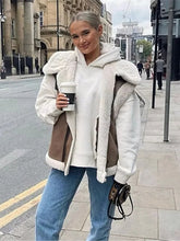 Load image into Gallery viewer, UrbanWear - Mode Vintage Solid Herbst Jacken