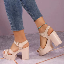 Load image into Gallery viewer, EveningElegance - Designer Chunky Heels