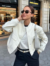 Load image into Gallery viewer, StyleLuxe - Schwarze PU-Leder-Herbstjacken