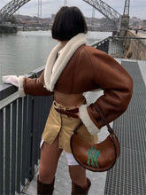 Load image into Gallery viewer, Zephora: Kunstpelzkragen-Herbstjacke