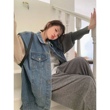 Load image into Gallery viewer, CozyAura - Streetwear Denim-Herbstjacken