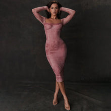 Load image into Gallery viewer, Bonnie - Elegante Roze Damesjurk