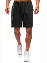 Load image into Gallery viewer, Alexei - Heren linnen grote maat tassenshort