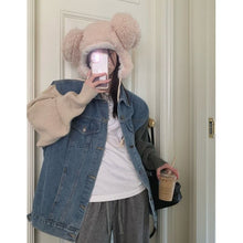 Load image into Gallery viewer, CozyAura - Streetwear Denim-Herbstjacken