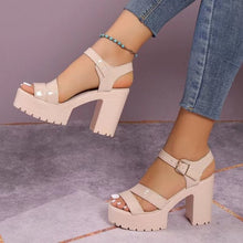 Load image into Gallery viewer, EveningElegance - Designer Chunky Heels