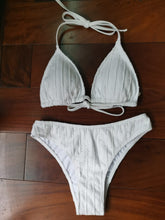 Load image into Gallery viewer, Florence - Dreiteiliges Bikini-Netz-Abdeckrock-Set