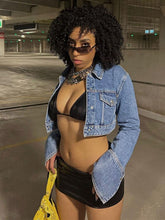 Load image into Gallery viewer, Novara: Lässige Denim Street Herbstjacke
