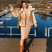 Load image into Gallery viewer, Aeris: Glitzer-Pailletten-Herbstjacke