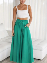 Load image into Gallery viewer, Lysbeth Linnen Broek | Vrouwen Loose High Waisted Broek voor de Zomer-Boetiek Moda