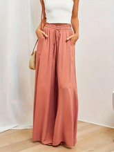 Load image into Gallery viewer, Lysbeth Linnen Broek | Vrouwen Loose High Waisted Broek voor de Zomer-Boetiek Moda