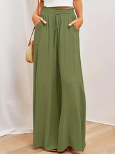 Load image into Gallery viewer, Lysbeth Linnen Broek | Vrouwen Loose High Waisted Broek voor de Zomer-Boetiek Moda