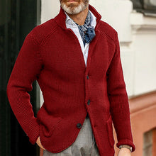 Load image into Gallery viewer, Gregory - Herren Strickpullover mit schmalem Stehkragen