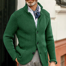 Load image into Gallery viewer, Gregory - Herren Strickpullover mit schmalem Stehkragen