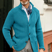 Load image into Gallery viewer, Gregory - Herren Strickpullover mit schmalem Stehkragen