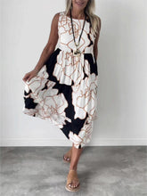 Load image into Gallery viewer, Beatrix - Stijlvolle Bloemenprint Jurk