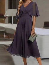 Load image into Gallery viewer, Honora - Elegantes Kleid mit kurzen Ärmeln