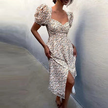 Load image into Gallery viewer, Heidi - Kleid mit quadratischem Ausschnitt