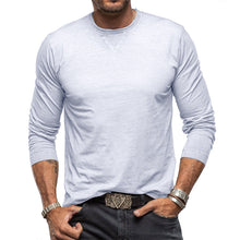 Load image into Gallery viewer, Hadrien - Katoenen T-shirt met lange mouwen voor heren