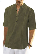 Load image into Gallery viewer, Angelo - Linnen Comfortabele Casual Overhemden