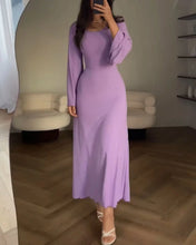 Load image into Gallery viewer, Brooke - Elegante Jurk Met Lange Mouwen