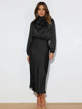 Load image into Gallery viewer, Hannelore - Elegante Partykleider mit langen Ärmeln