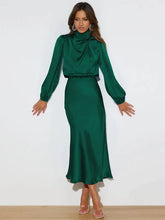 Load image into Gallery viewer, Hannelore - Elegante Partykleider mit langen Ärmeln