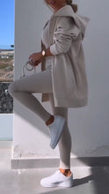 Load image into Gallery viewer, Barbara - Elegante Vest met Capuchon Sweatshirt Set