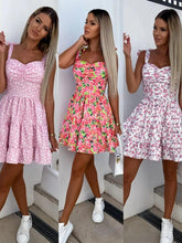 Load image into Gallery viewer, Nora - Minikleid mit Blumenmuster