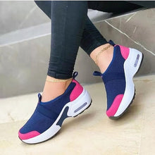 Load image into Gallery viewer, Elegant - PU-Plattform Herbst Turnschuhe