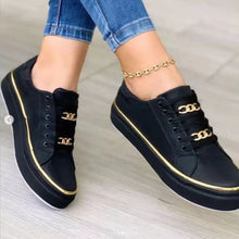 Load image into Gallery viewer, Chaina - Ketten-Detail Low-Top Herbst Sneaker