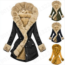 Load image into Gallery viewer, WoolCollar - Windbreaker-Mantel mit Kapuze