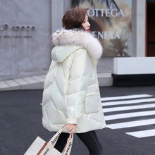 Load image into Gallery viewer, FurWarmth - Helles Gesicht Parka Wintermantel