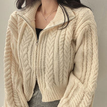 Load image into Gallery viewer, WtempoZip - Vintage-Pullover mit Doppel-Reißverschluss