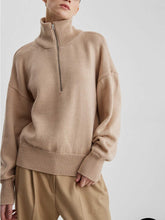 Load image into Gallery viewer, ClassicZip - Warmer Winter-Reißverschluss-Pullover
