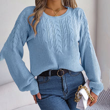 Load image into Gallery viewer, LanternTwists - Spleiß-Pullover gestrickt