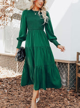 Load image into Gallery viewer, Gestreiftes Rüschen-Mini-Abendkleid